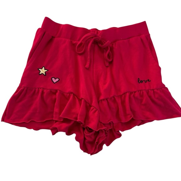 Betsey Johnson Women's Pink Shorts with Embroidered Details Size XS - Picture 5 of 17